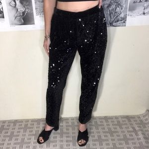 Chico’s black Sequins Pants